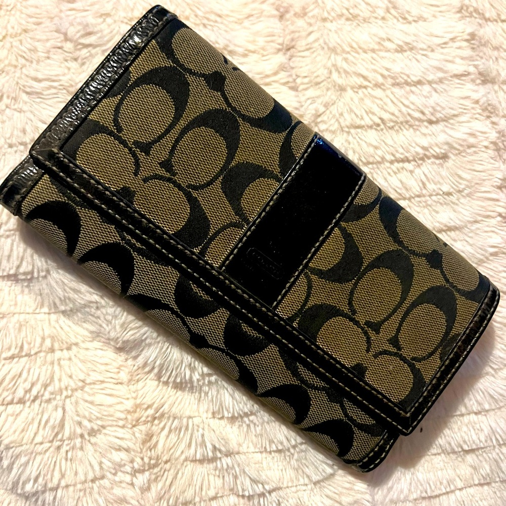 Authentic coach wallet